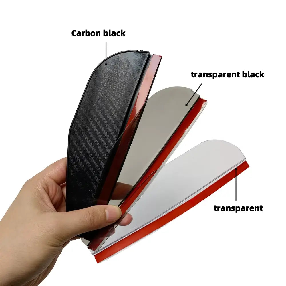 2PCS Car Rear View Mirror Rain Eyebrow Carbon Fiber Sun Visor Shade Cover Protector Clear Vision for Rain Car Mirror Accessories VeloxCorner