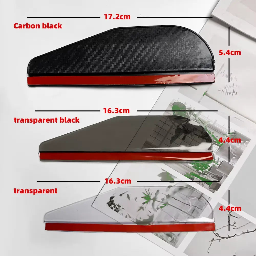 2PCS Car Rear View Mirror Rain Eyebrow Carbon Fiber Sun Visor Shade Cover Protector Clear Vision for Rain Car Mirror Accessories VeloxCorner