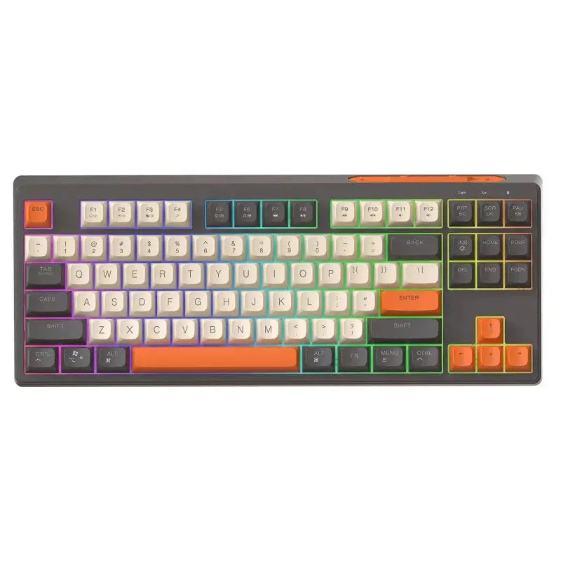 K82 Gaming Gaming Keyboard Glows Wired USB Desktop Pc/Notebook Available 19-Key Punchless Knob to Adjust Volume