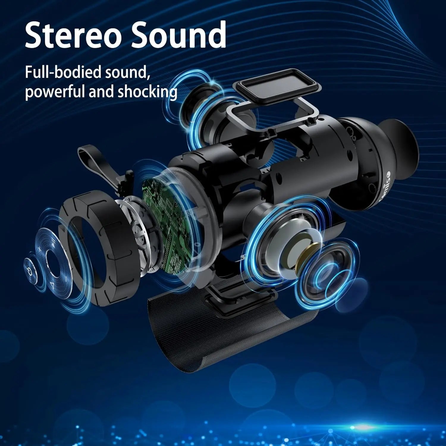 Bluetooth Speaker, IP65 Waterproof Portable Speaker with 360° HD Stereo Sound, Punchy Bass, TWS Pairing, 24H Playtime, Wireless Speaker for Home, Outdoor, Camping, Beach, Gift for Men and Women VeloxCorner