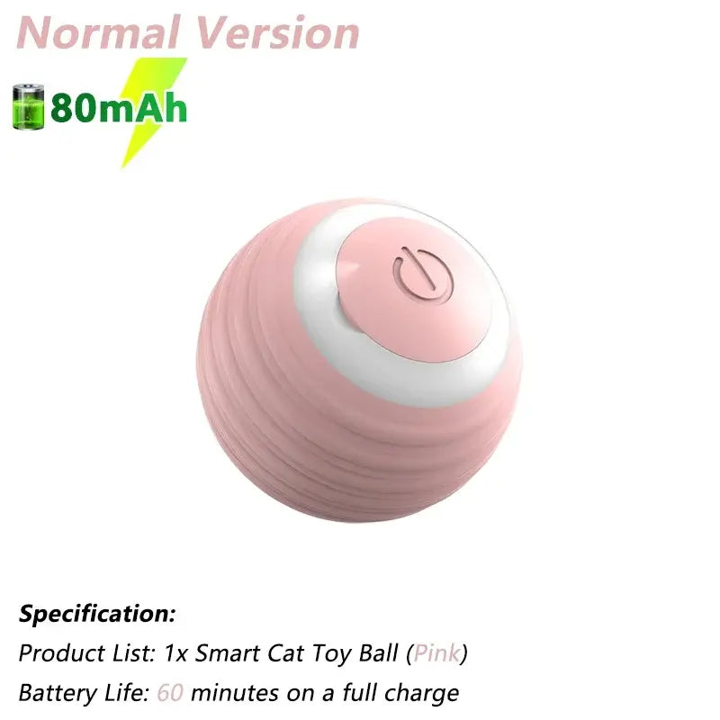 Electric Interactive Rolling Ball Smart Cat Toy for Cats, Rotating Cat Game Accessory VeloxCorner