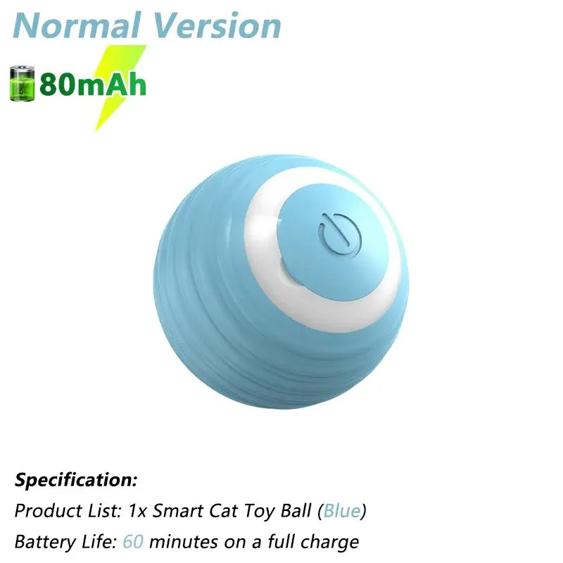 Electric Interactive Rolling Ball Smart Cat Toy for Cats, Rotating Cat Game Accessory VeloxCorner