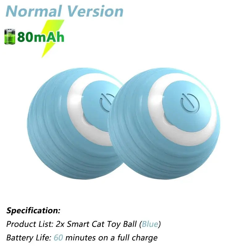 Electric Interactive Rolling Ball Smart Cat Toy for Cats, Rotating Cat Game Accessory VeloxCorner