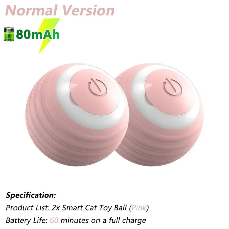 Electric Interactive Rolling Ball Smart Cat Toy for Cats, Rotating Cat Game Accessory VeloxCorner