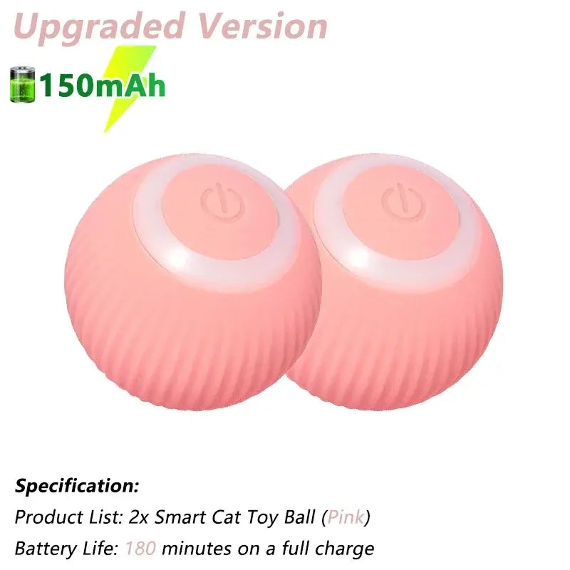 Electric Interactive Rolling Ball Smart Cat Toy for Cats, Rotating Cat Game Accessory VeloxCorner