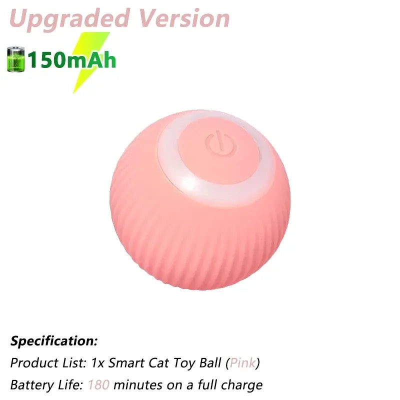 Electric Interactive Rolling Ball Smart Cat Toy for Cats, Rotating Cat Game Accessory VeloxCorner