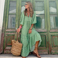 Pauline – Robe Maxi À Jupe Ample Femme