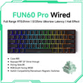 MONSGEEK FUN60 PRO & MAX HE Mechanical Keyboard Magnetic Switch 60% Wireless Gaming Keyboard Rapid Trigger 8K ARGB Custom Keyboard VeloxCorner